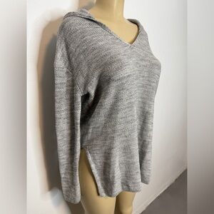Athleta Hooded Net Stitch Sweater XXS